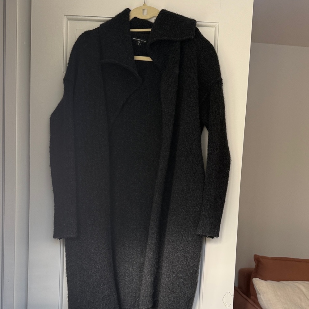 James Perse Wool Sweater Coat